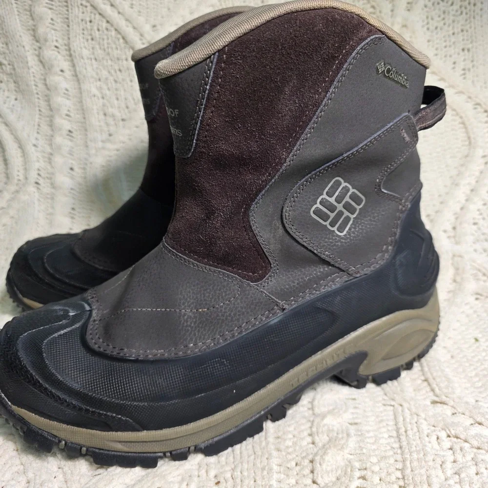 Columbia Bugaboot II Winter Snow Boots Brown Waterproof 200g Insulated Mens 11